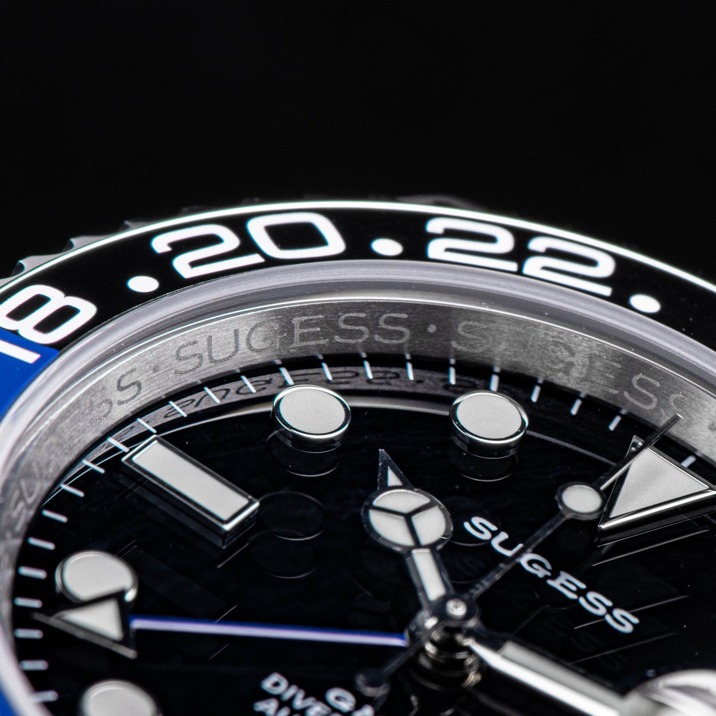 GMT DIVER'S SG126710BLNR Blue & Black Bezel