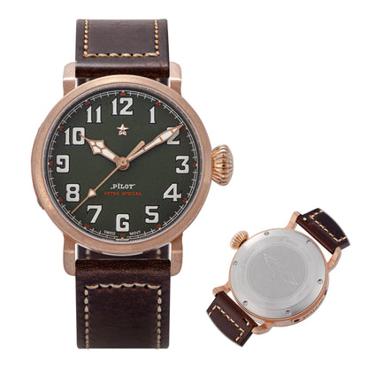 Pilot Master SUPILOT008 Green Dial ST2130 Movement