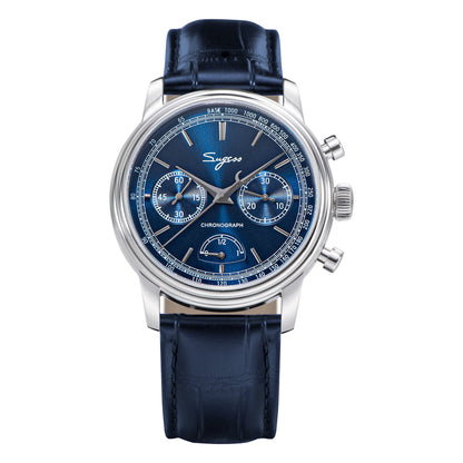 Chrono Master 438 Deep Blue Dial Power Reserve Indicator